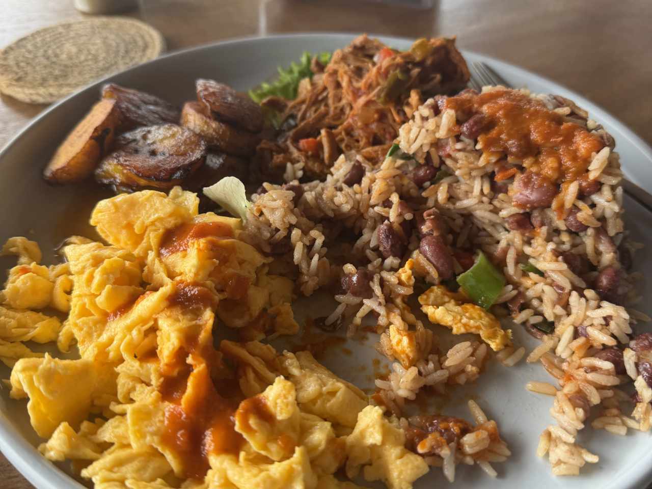 photo of a casado plate
