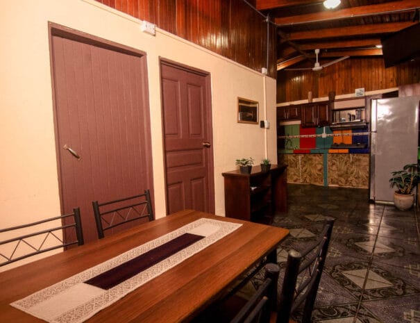 Photo of the Soulara Penthouse Dining Room looking to Kitchen