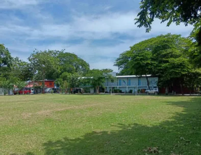 Photo of soccer field in front of Soulara Hotel